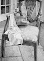 Scarf and Handbag on Chair